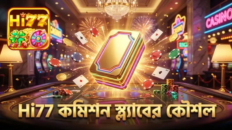 শর্তসাপেক্ষ কমিশন স্ল্যাব বুঝে আয় বাড়ানোর পথ চিনুন Hi77 দিয়ে