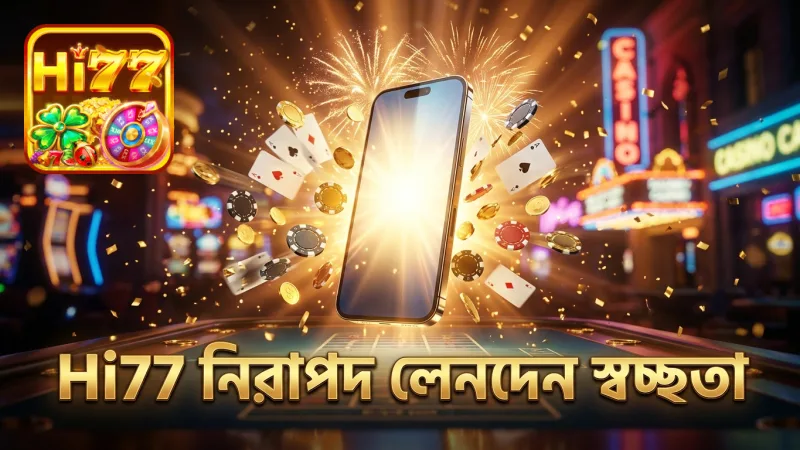 নিরাপদ লেনদেনের জন্য ফি ও সীমার স্বচ্ছতা বজায় রাখে Hi77।