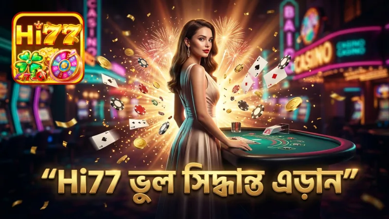 Hi77 প্ল্যাটফর্মে সাধারণ ভুল সিদ্ধান্ত থেকে বিরত থাকুন প্র্যাকটিস করে
