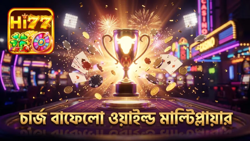 চার্জ বাফেলো স্লটে ওয়াইল্ড মাল্টিপ্লায়ার জয়ের সম্ভাবনা বাড়ায়