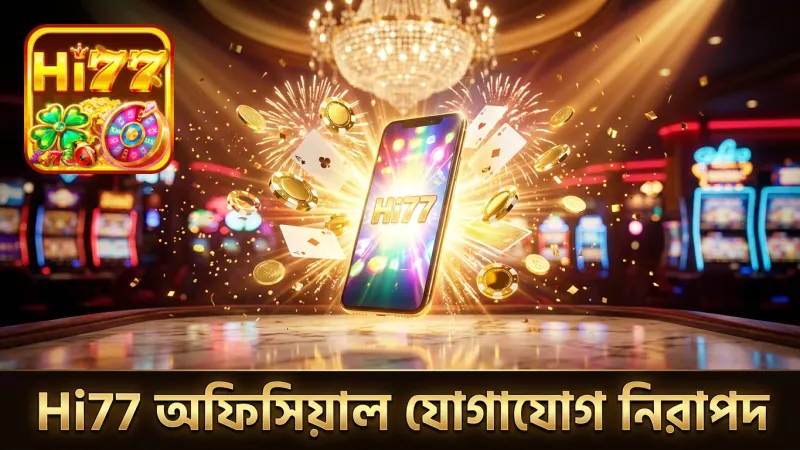 Hi77 অফিসিয়াল যোগাযোগ মাধ্যম নিরাপদ এবং দ্রুত সাড়া দেয়।