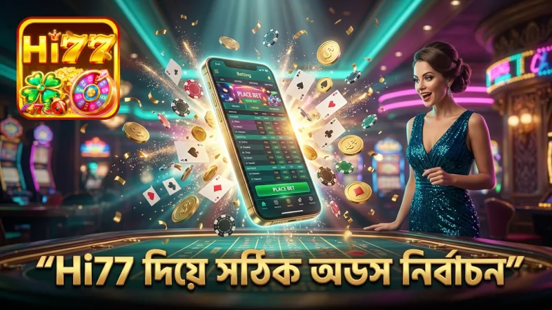 সঠিক অডস বেছে নিতে Hi77 প্ল্যাটফর্মের সুবিধা নিন