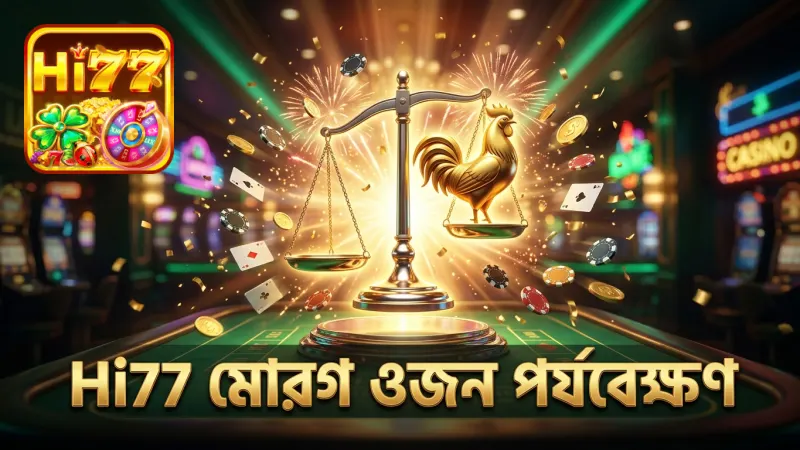 মোরগের ওজন নির্ধারণে Hi77 এর সরাসরি পর্যবেক্ষণ