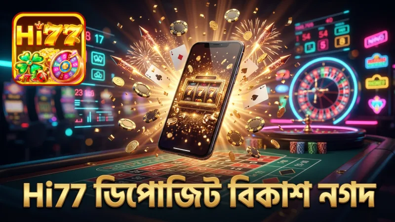 Hi77 ডিপোজিটে বিকাশ ও নগদ দিয়ে দ্রুত লেনদেন নিশ্চিত