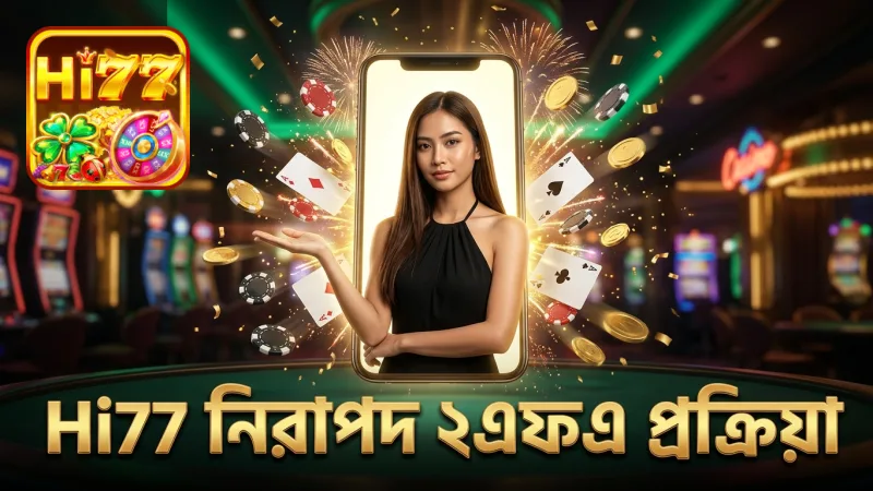Hi77 ব্যবহারকারীর তথ্য সুরক্ষায় ২-ফ্যাক্টর অথেন্টিকেশন গুরুত্বপূর্ণ