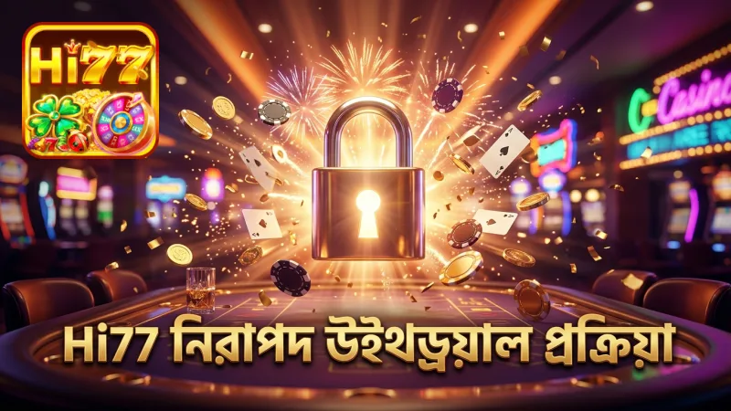 Hi77 উইথড্রয়াল প্রক্রিয়ায় নিরাপত্তা ও স্বচ্ছতা বজায় রাখা।
