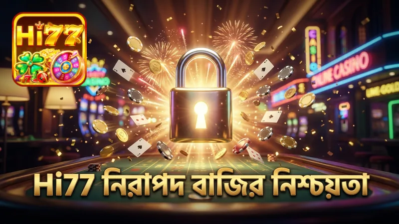 Hi77 নিরাপদ বাজির জন্য স্বচ্ছ অডস ক্যালকুলেশন ও লিমিট নিশ্চিত করে।