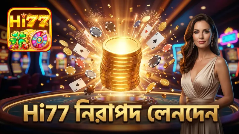 Hi77 প্ল্যাটফর্মে নিরাপদ কয়েন থেকে ক্যাশ কনভার্সন নিশ্চিত করে