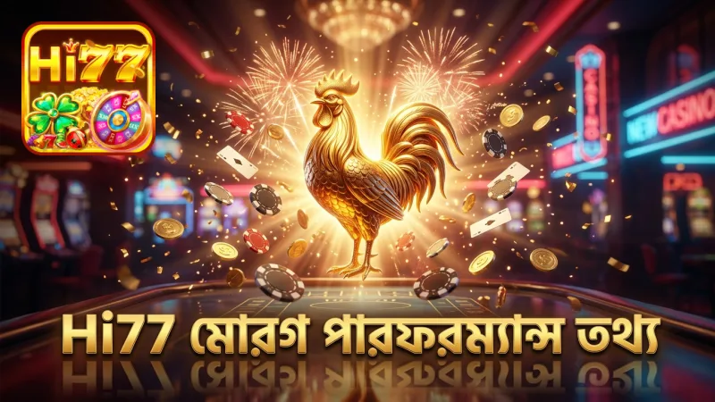 Hi77 এর মোরগের পারফরম্যান্স পর্যবেক্ষণ থেকে পাওয়া তথ্য।