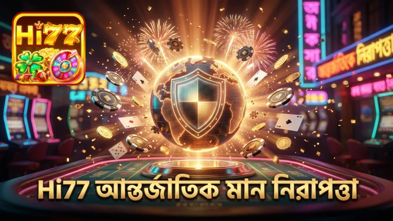 Hi77 গোপনীয়তা নীতিতে আন্তর্জাতিক ডেটা সুরক্ষা মান অনুসরণ করে