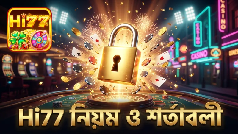 Hi77-এর নিয়ম ও শর্তাবলী ব্যবহারকারীদের জন্য পরিষ্কার দিশা দেয়